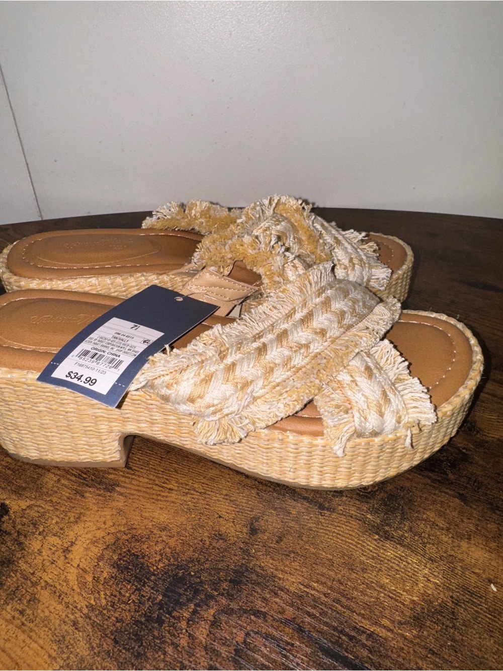 Women’s universal thread Wedge Espadrille Sandals